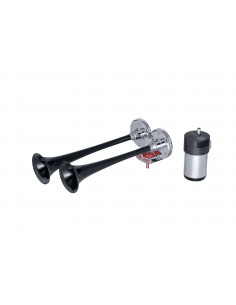 Klaxon Camion VULCAIN 2 trompes PVC Noir 118db