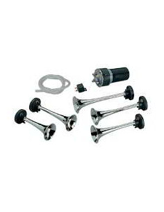 Klaxon Italien 5 trompes "La cucaracha" Chrom