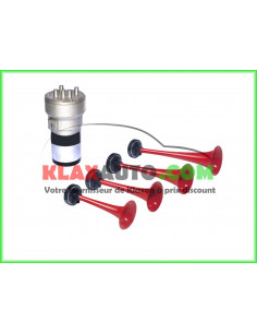 Klaxon Italien 4 trompes "Jingle Bell"