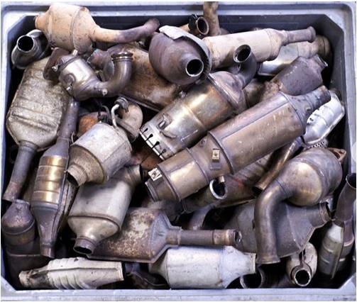 recyclage des vieux pots catalytiques