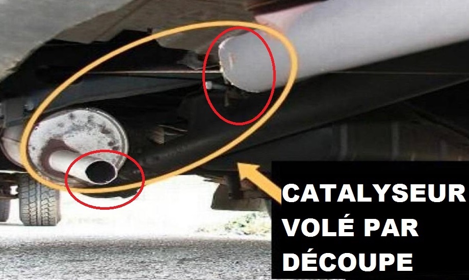 partie catalyseur volé